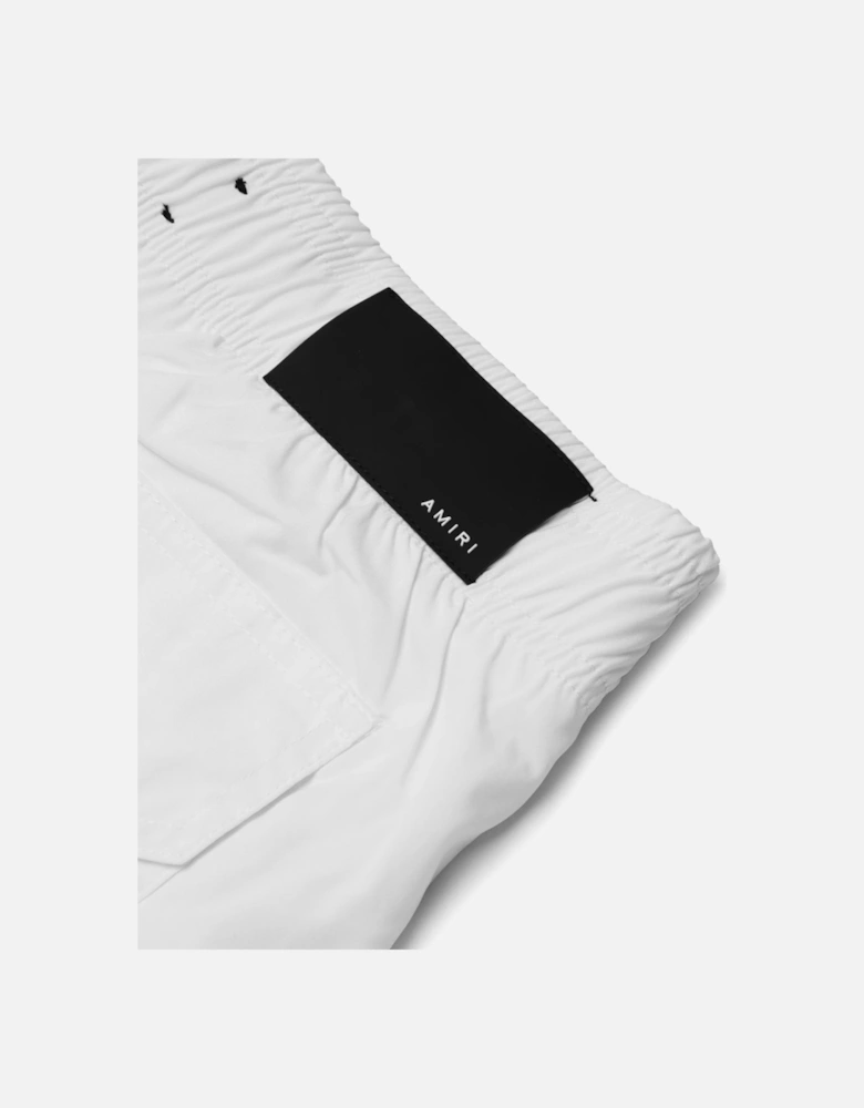 MA DRIP SWIM SHORTS WHITE