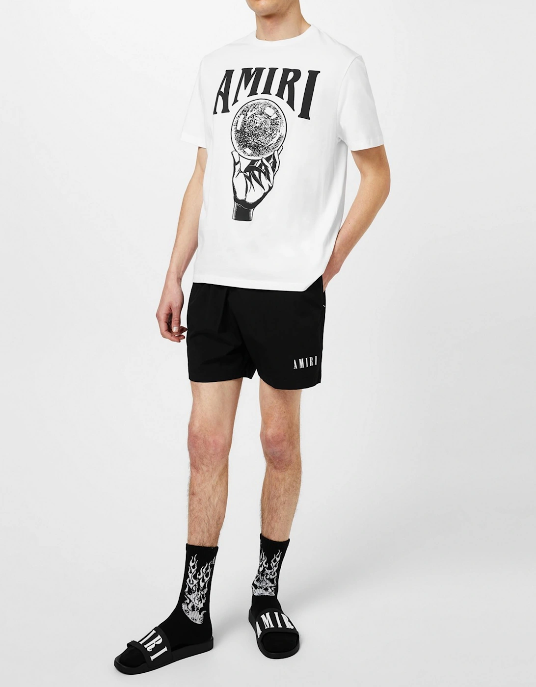 CORE LOGO SWIM SHORTS BLACK