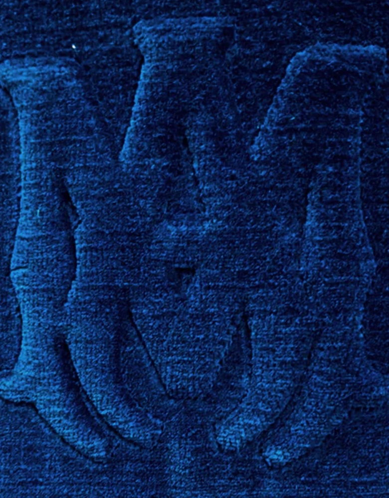 MA VELOUR HOODIE BLUE