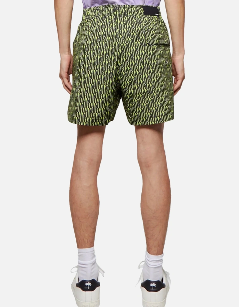 ALL OVER SWIM SHORTS LIME