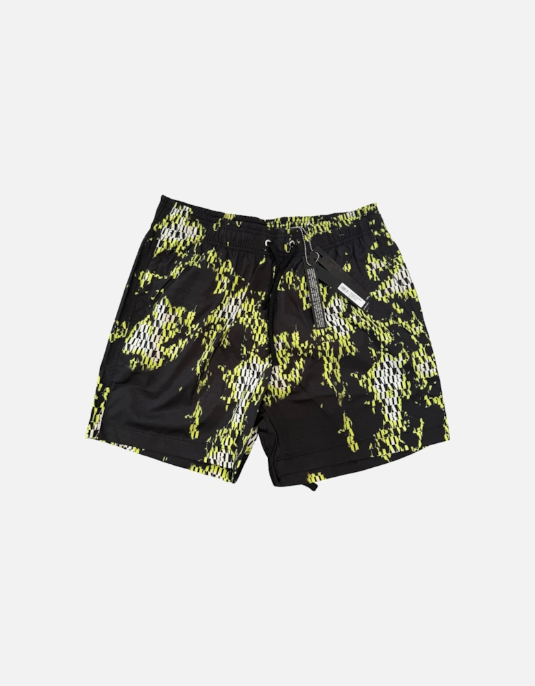 CAMO MILITARY SWIM SHORTS BLACK