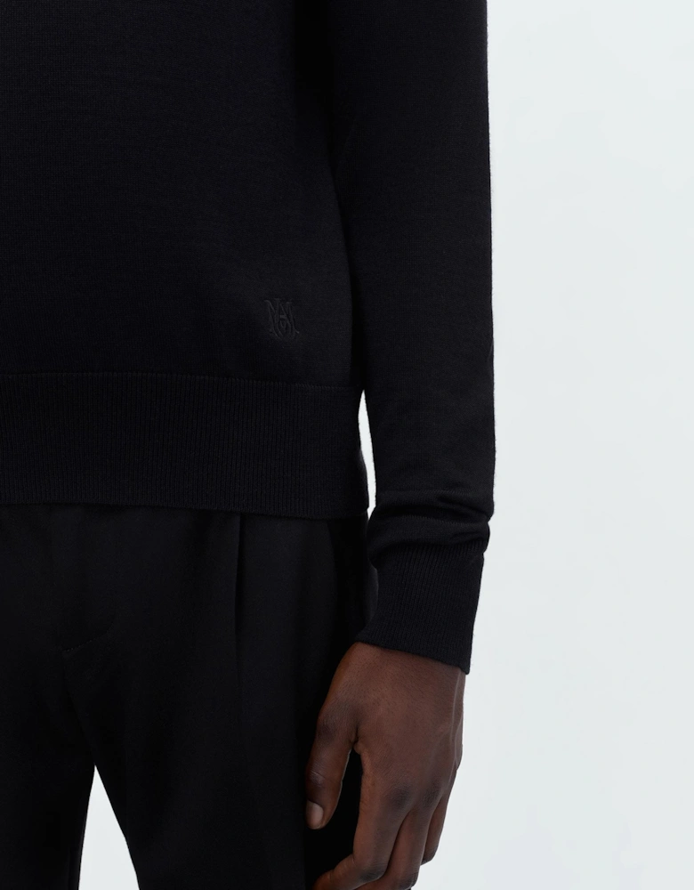 CLASSIC CREW NECK SWEATER BLACK