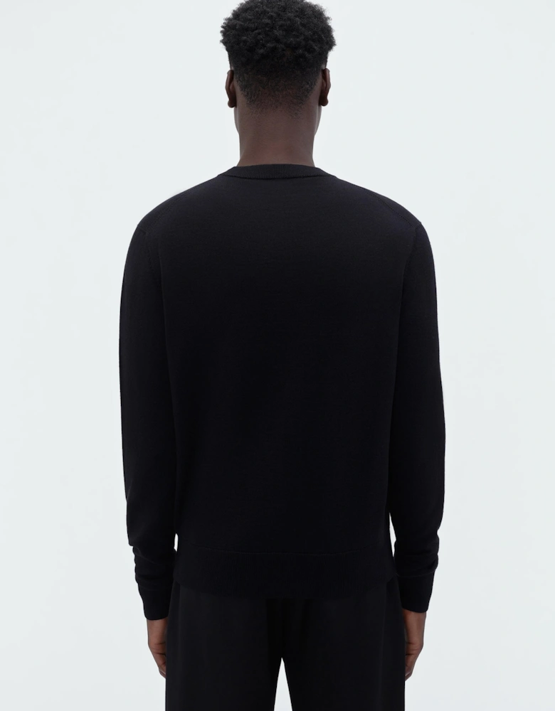 CLASSIC CREW NECK SWEATER BLACK