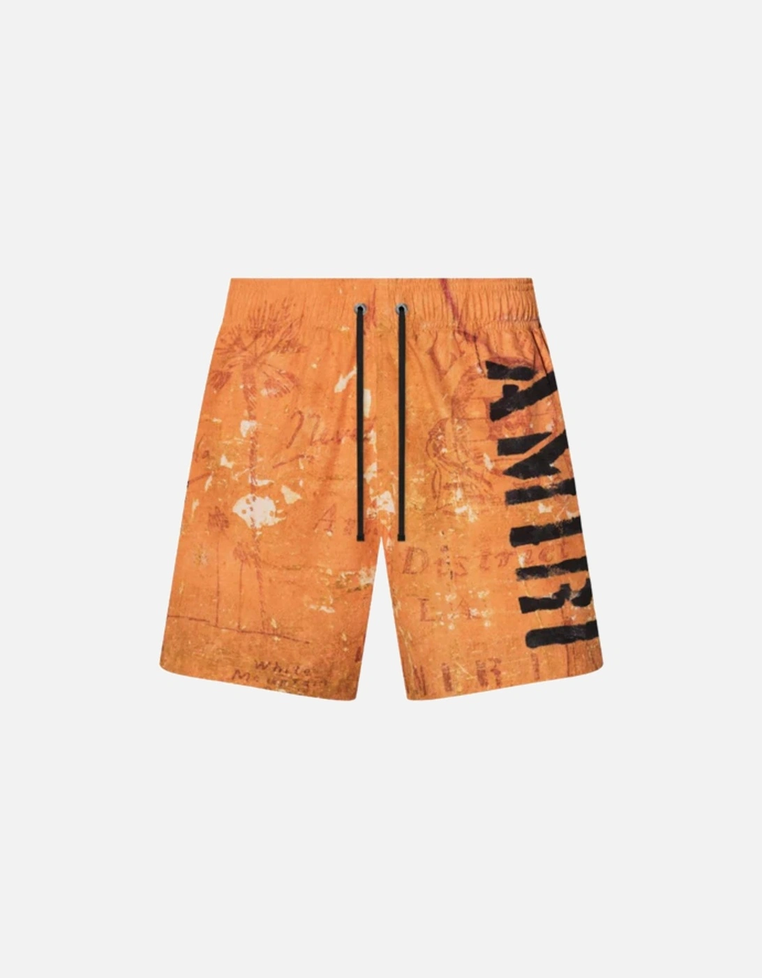 STENCIL MILITARY SWIM SHORTS ORANGE, 4 of 3