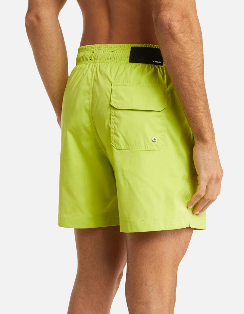 CORE LOGO SWIM SHORTS LIME