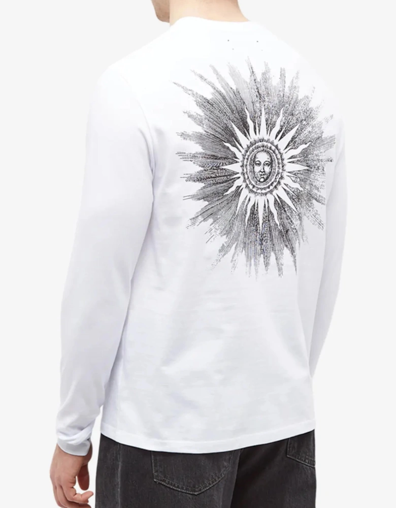 SUN LONG SLEEVE TEE WHITE