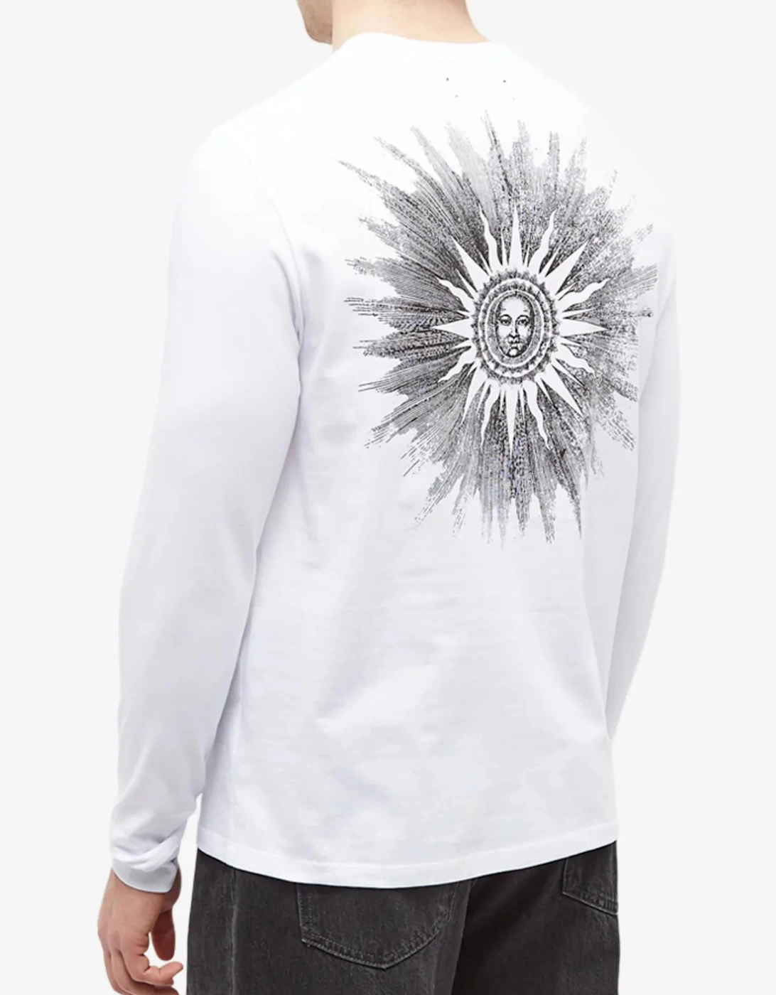 SUN LONG SLEEVE TEE WHITE