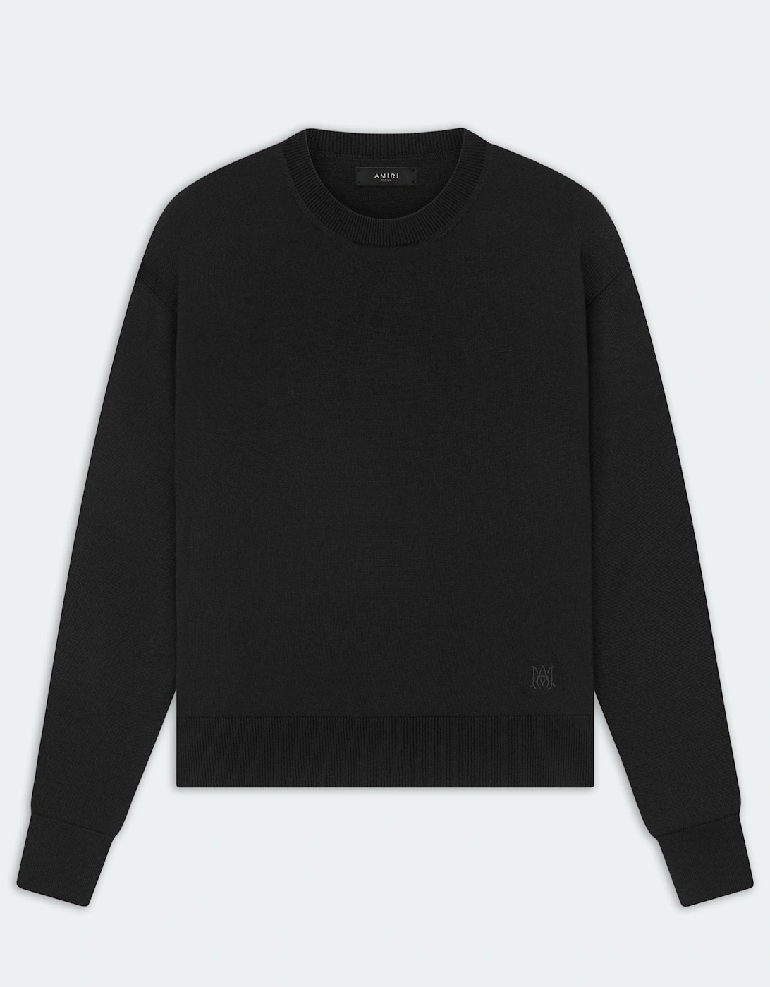 CLASSIC CREW NECK SWEATER BLACK, 4 of 3