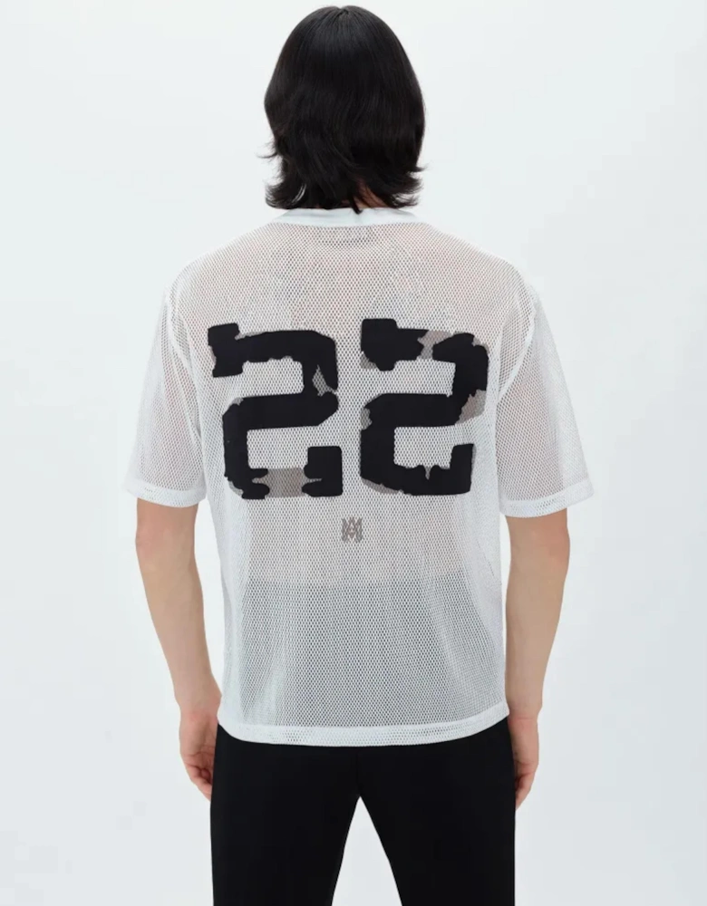 22 MESH TEE WHITE