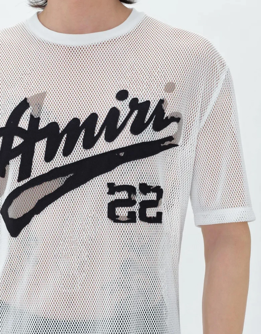 22 MESH TEE WHITE