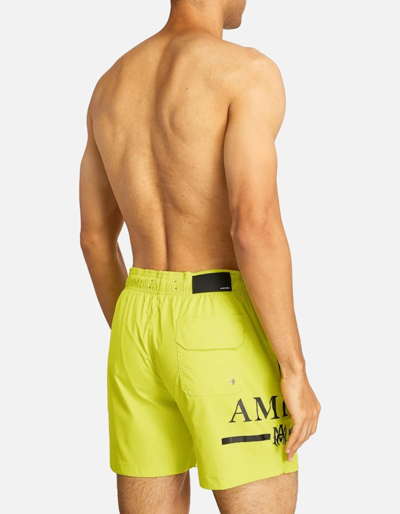 MA BAR LOGO SWIM SHORTS LIME