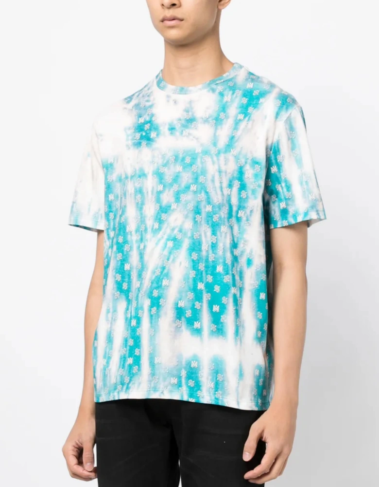 BANDANA BLEACH TEE TEAL