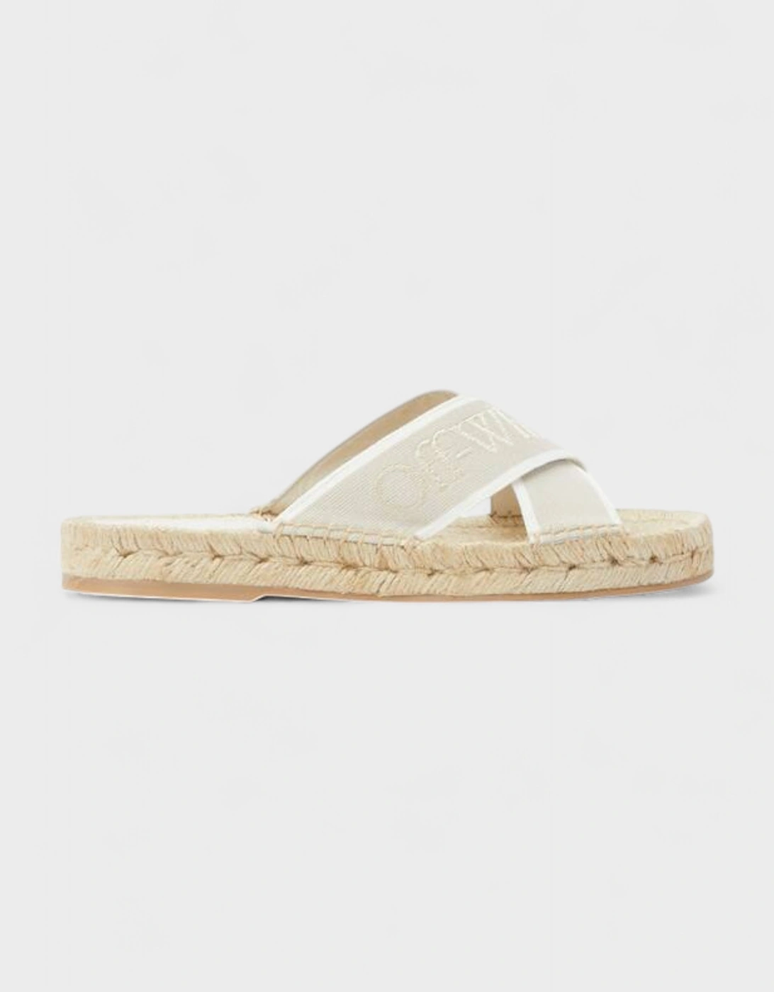 Criss Cross Espadrillas Beige White, 4 of 3