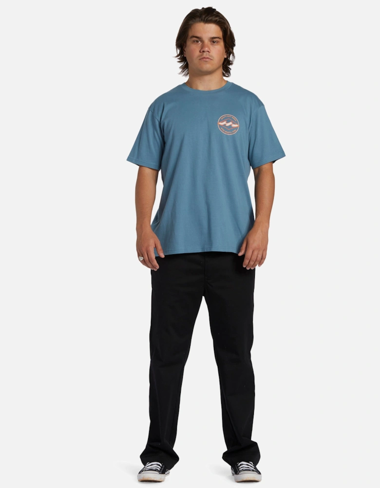Mens Rotor Diamond Short Sleeve Cotton T-Shirt