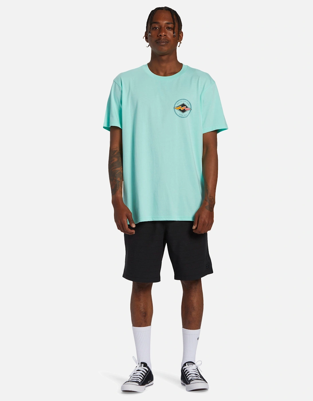 Mens Rotor Diamond Short Sleeve Cotton T-Shirt, 2 of 1