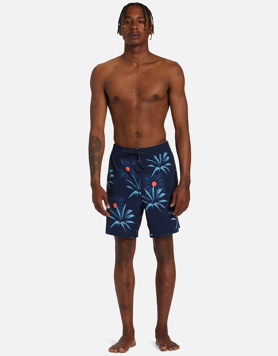 Mens Sundays Layback 17" Swim Shorts, 2 of 1