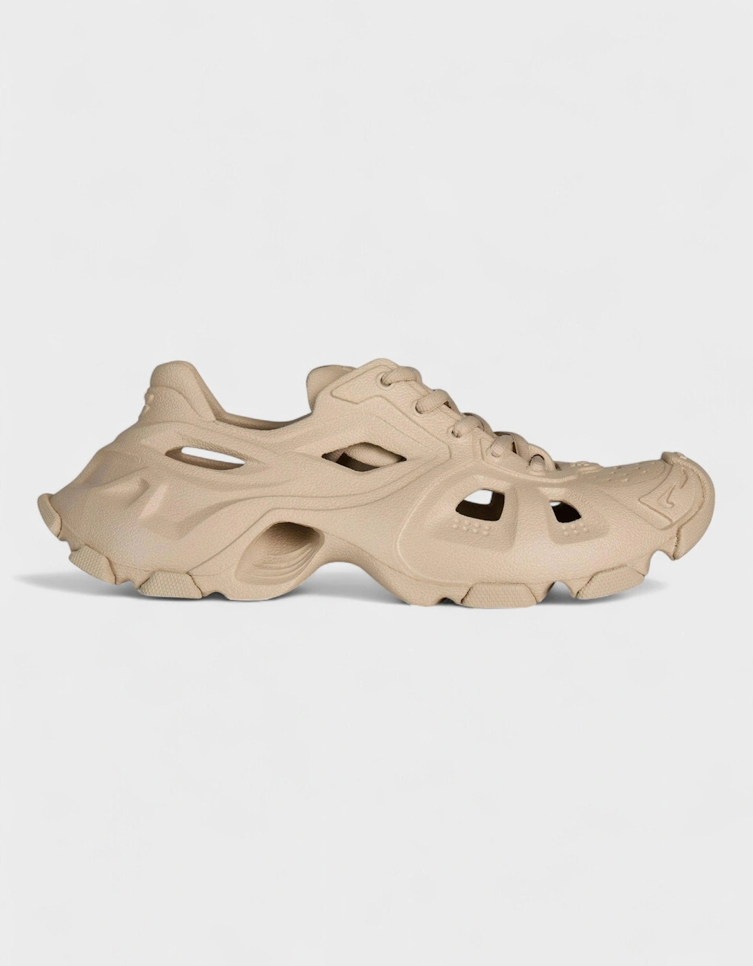 HD Caged Lace Up Sneakers Taupe, 5 of 4