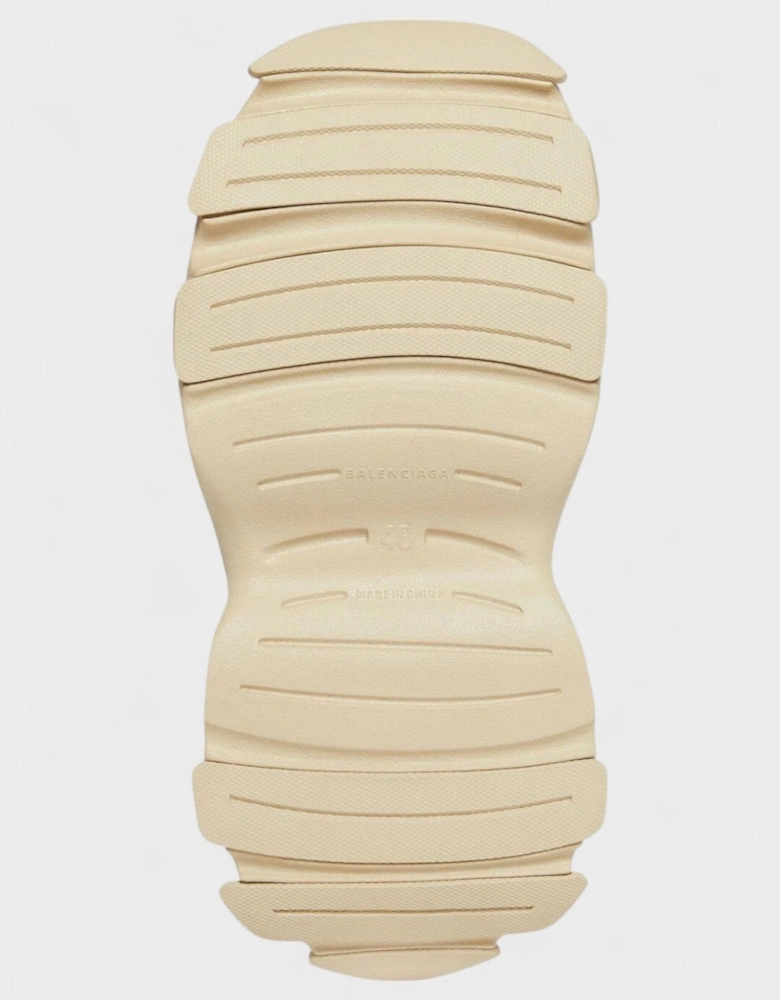 HD Caged Lace Up Sneakers Taupe