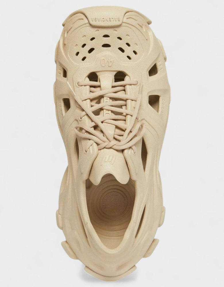 HD Caged Lace Up Sneakers Taupe