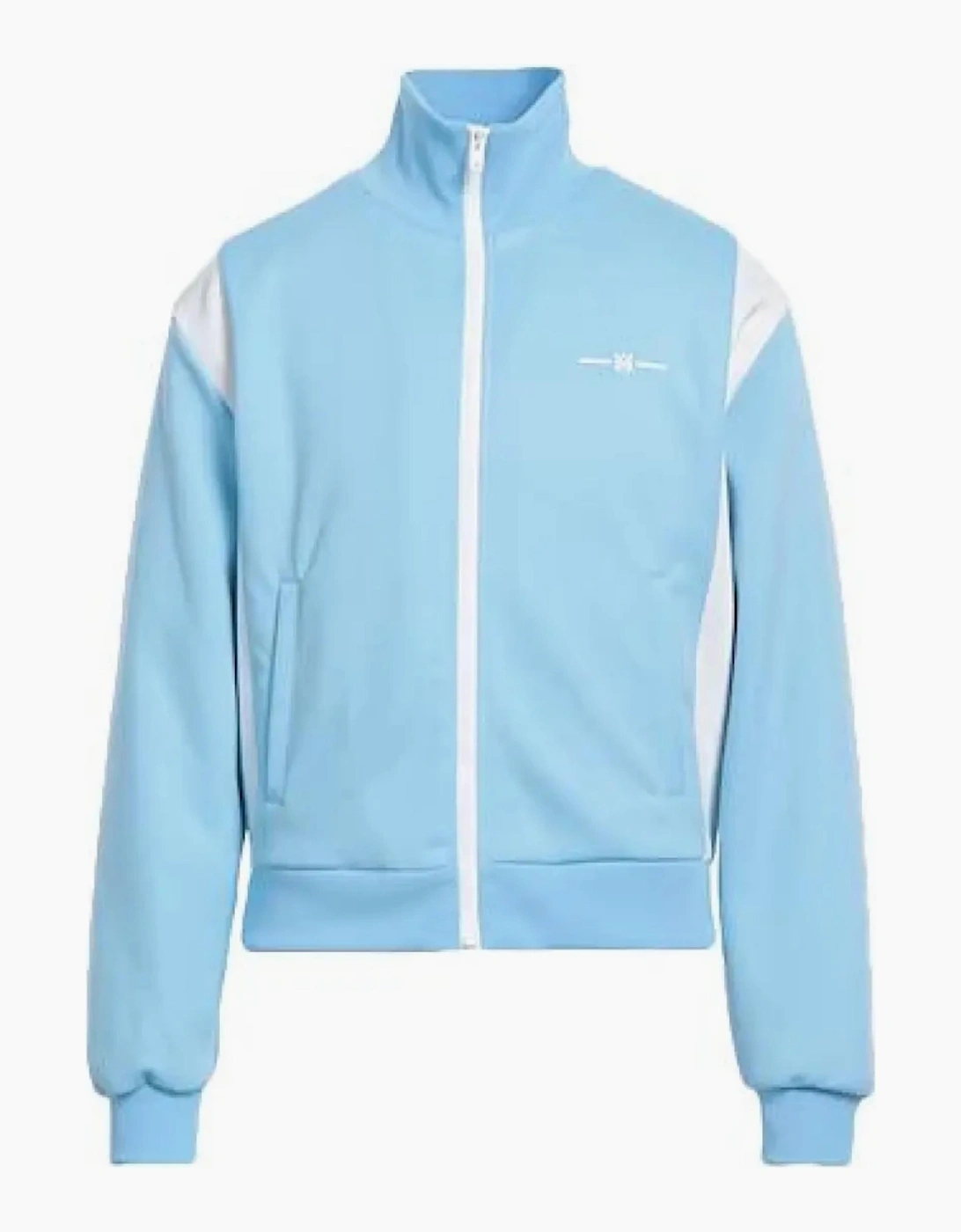 Women's AMIRI ALWAYS ON POINT TRACK JACKET LIGHT BLUE - Size: 10/8