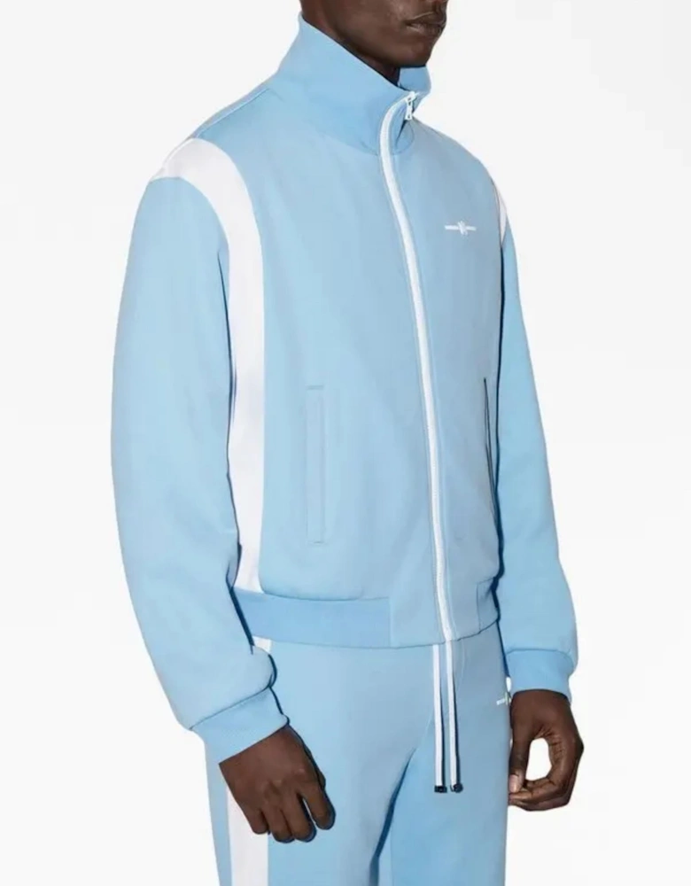 ALWAYS ON POINT TRACK JACKET LIGHT BLUE