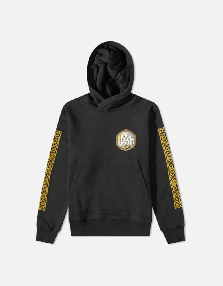 ALCHEMY LANDSCAPE FRAME HOODIE BLACK
