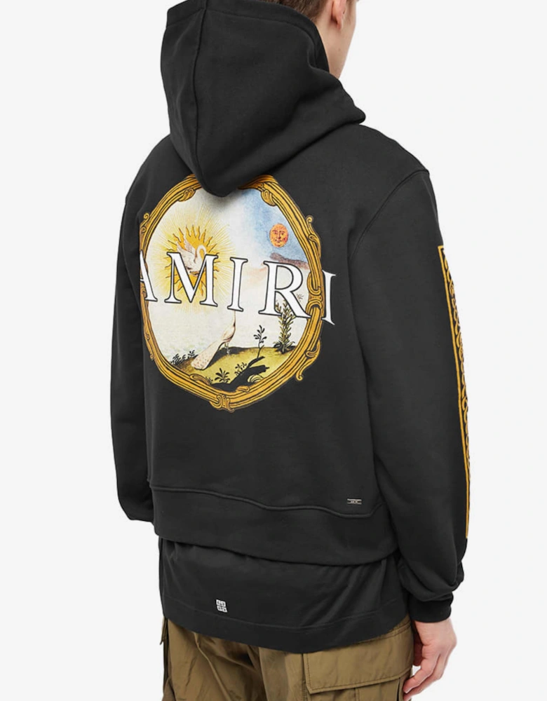 ALCHEMY LANDSCAPE FRAME HOODIE BLACK