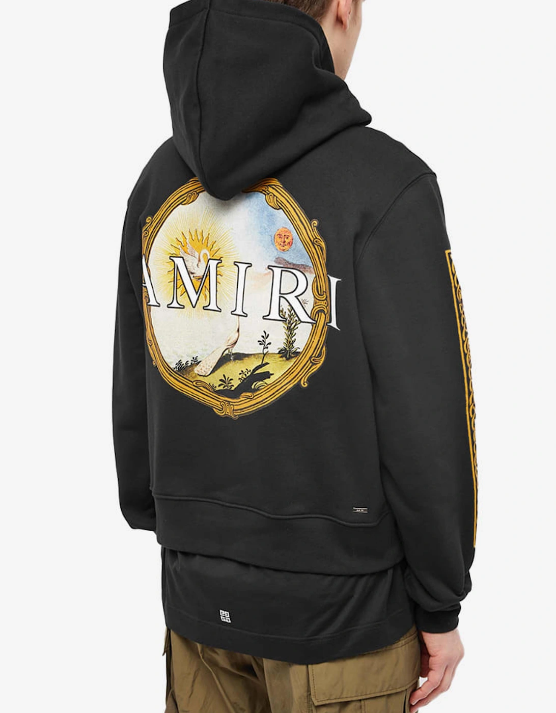 ALCHEMY LANDSCAPE FRAME HOODIE BLACK