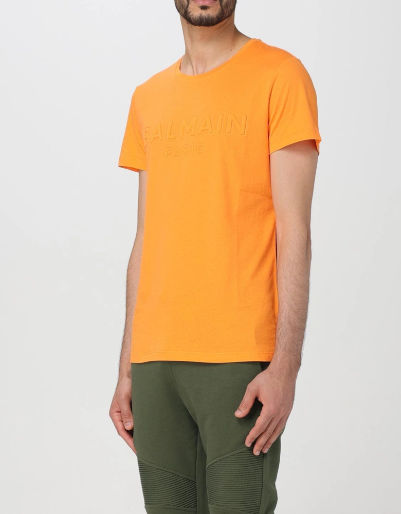 Embossed Logo T-Shirt - Orange