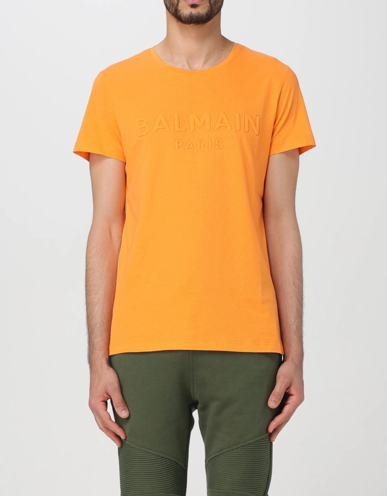 Embossed Logo T-Shirt - Orange