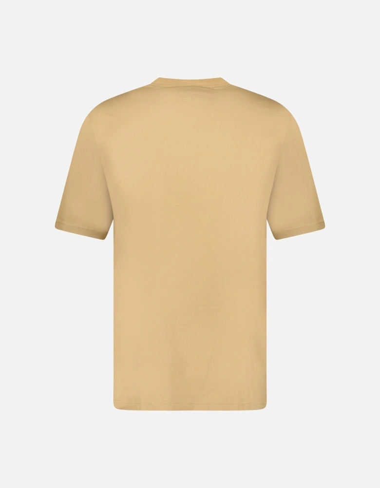 Burberry 'Ellison' Logo Print T-Shirt Beige