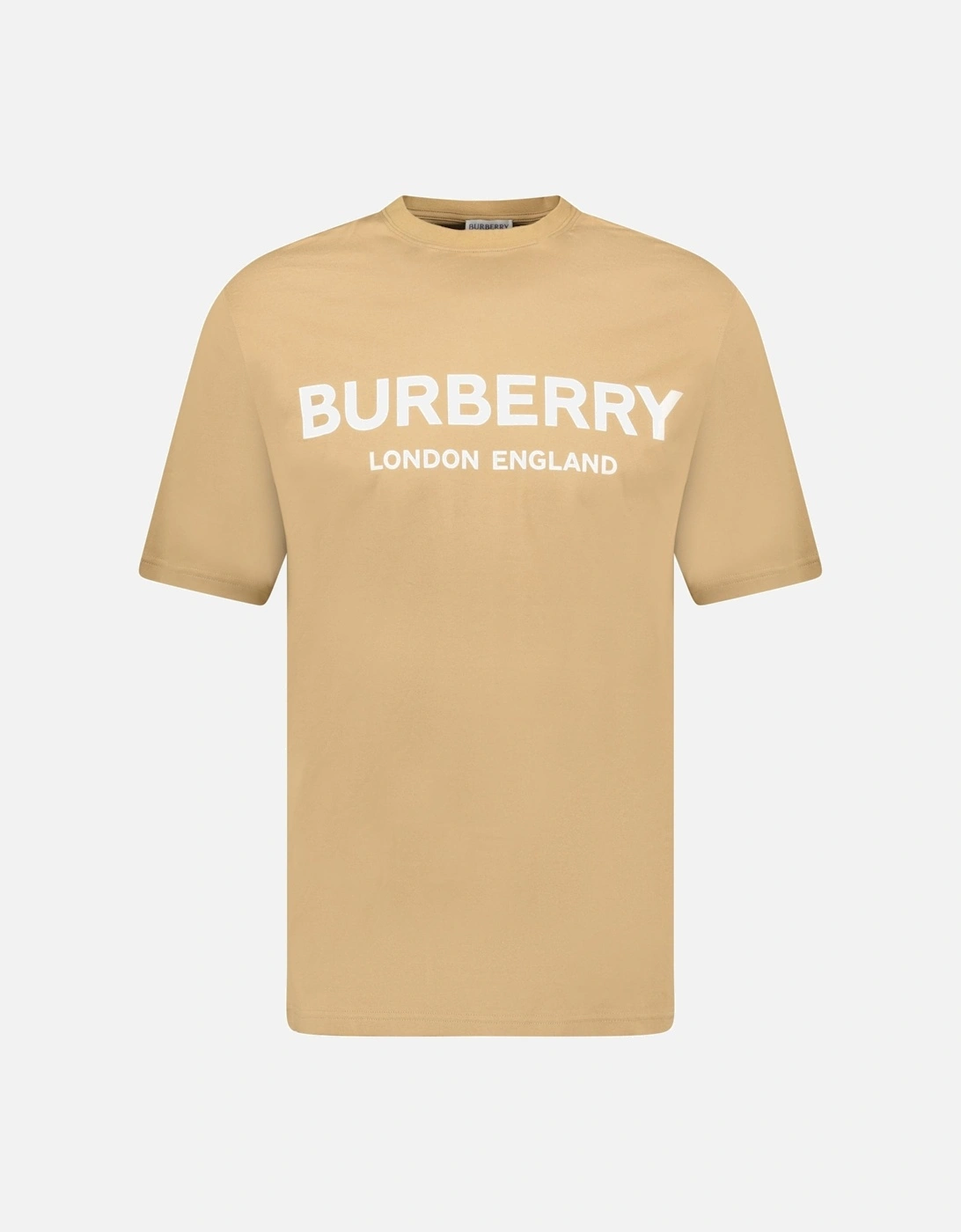 Burberry 'Ellison' Logo Print T-Shirt Beige