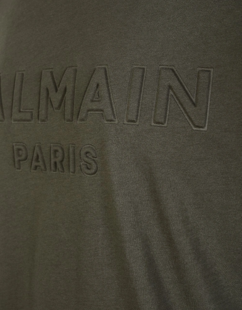 Embossed Logo T-Shirt - Khaki