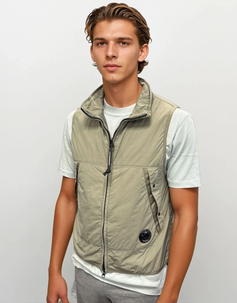G.D.P. Primaloft Padded Gilet Beige