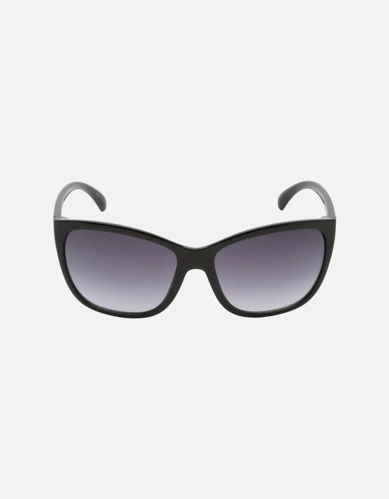 Dark Grey Gradient Lens Black Sunglasses