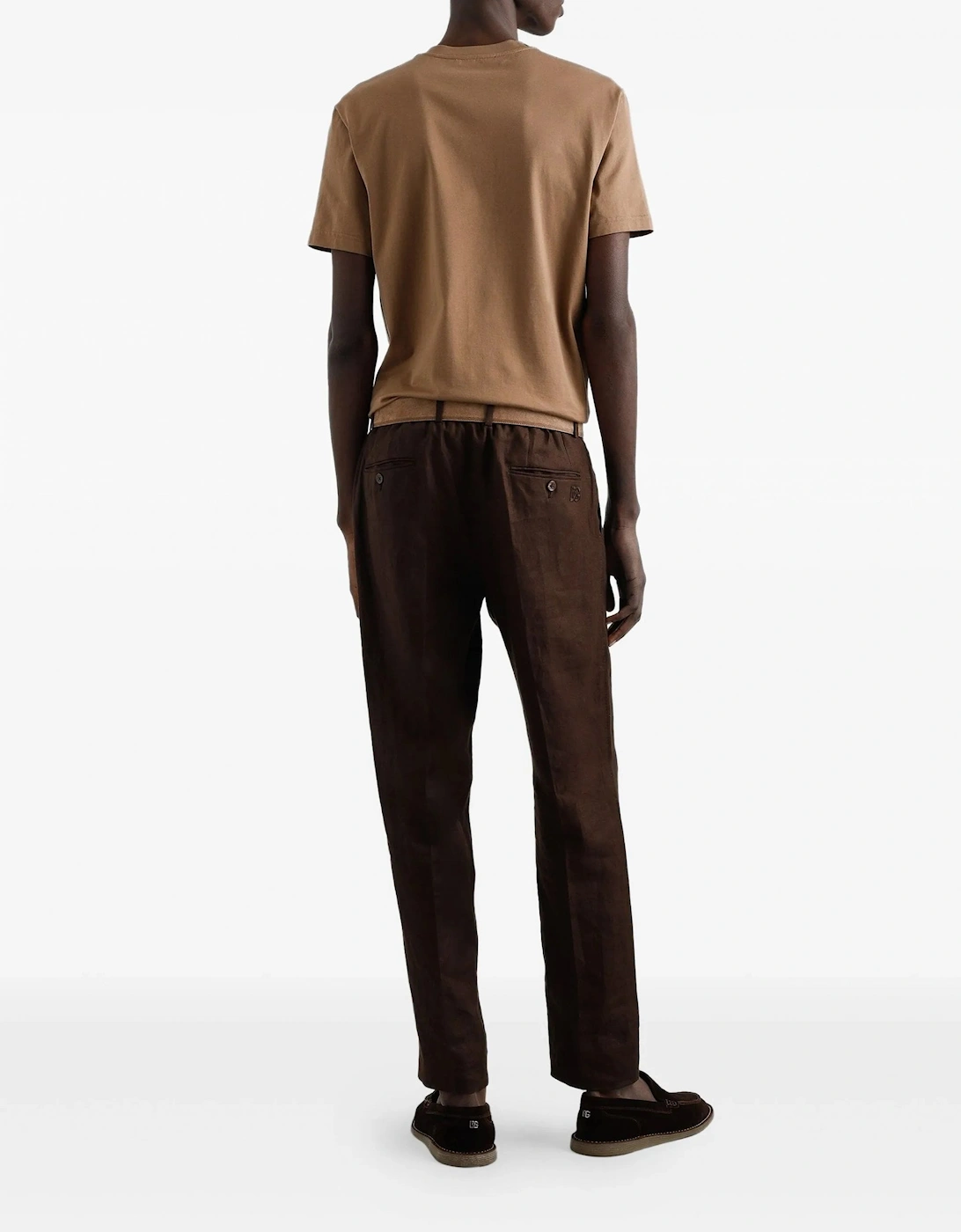 Branded Cotton T-Shirt Tan