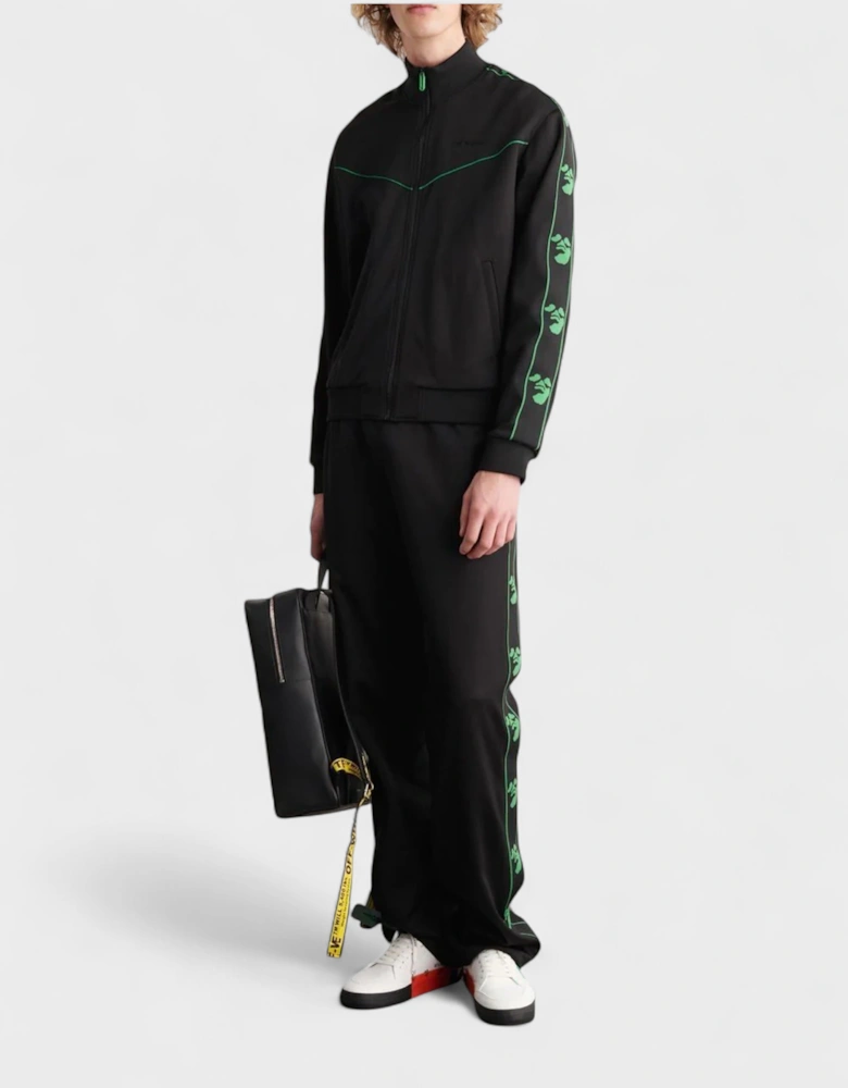 Ow Face Band Slim Tracktop Black
