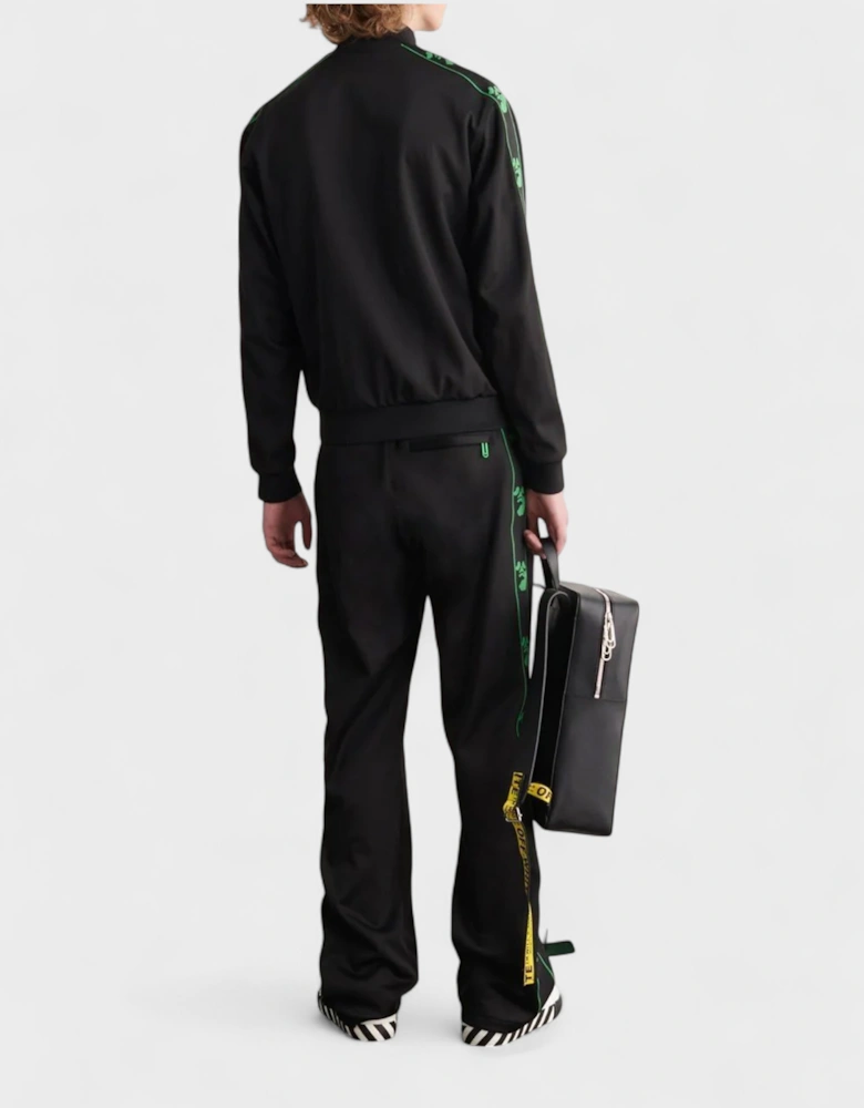 Ow Face Band Slim Tracktop Black