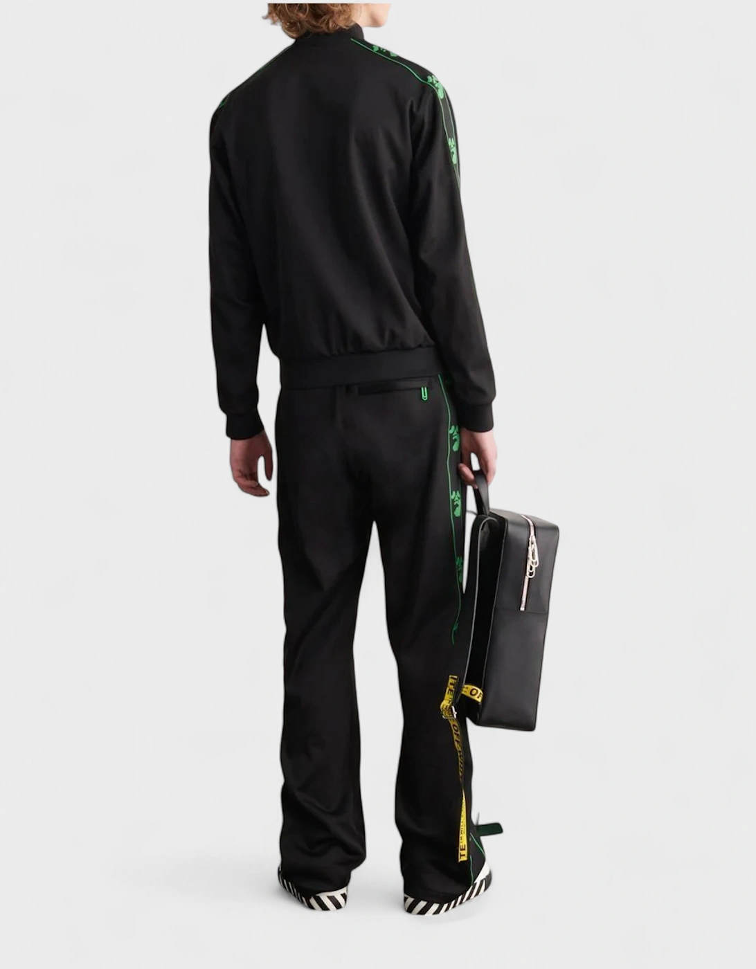Ow Face Band Slim Tracktop Black
