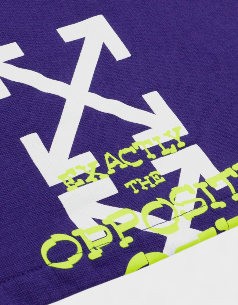 Opposite Arrow Skate Sweatshorts Purple