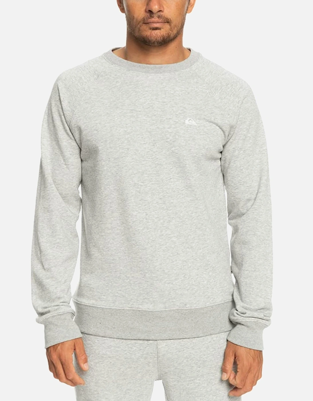 Mens Essentials Raglan Crew Neck Sweatshirt, 2 of 1