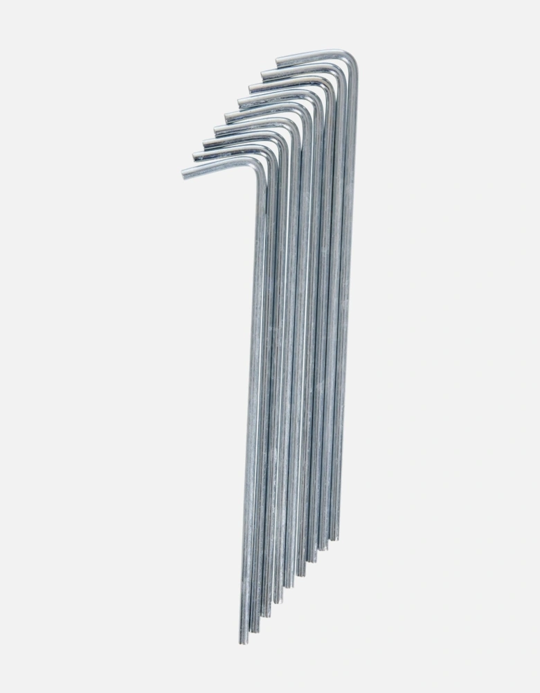 Axion Pack Of 10 Steel 150mm Long Camping Tent Pegs