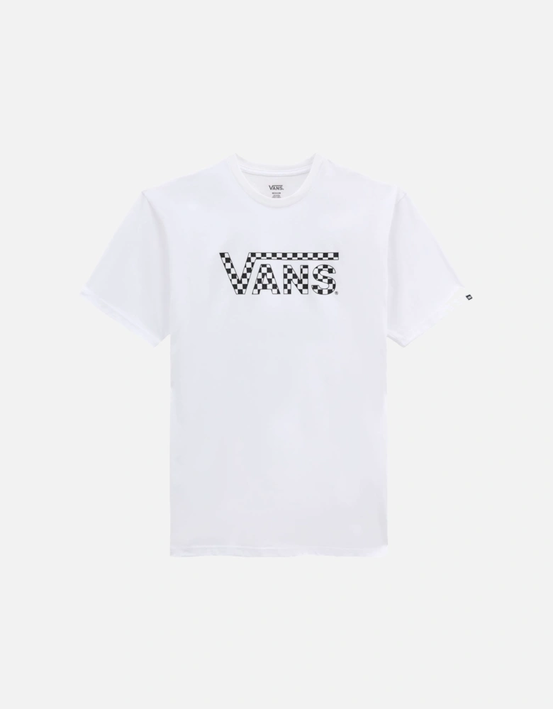 Mens Checkered Short Sleeve Cotton T-Shirt