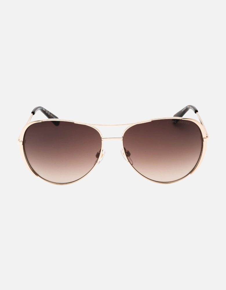 Brown SF Lens Gold Sunglasses
