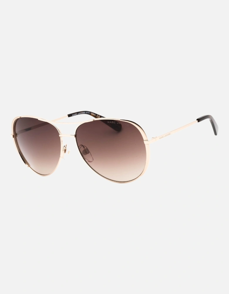 Brown SF Lens Gold Sunglasses