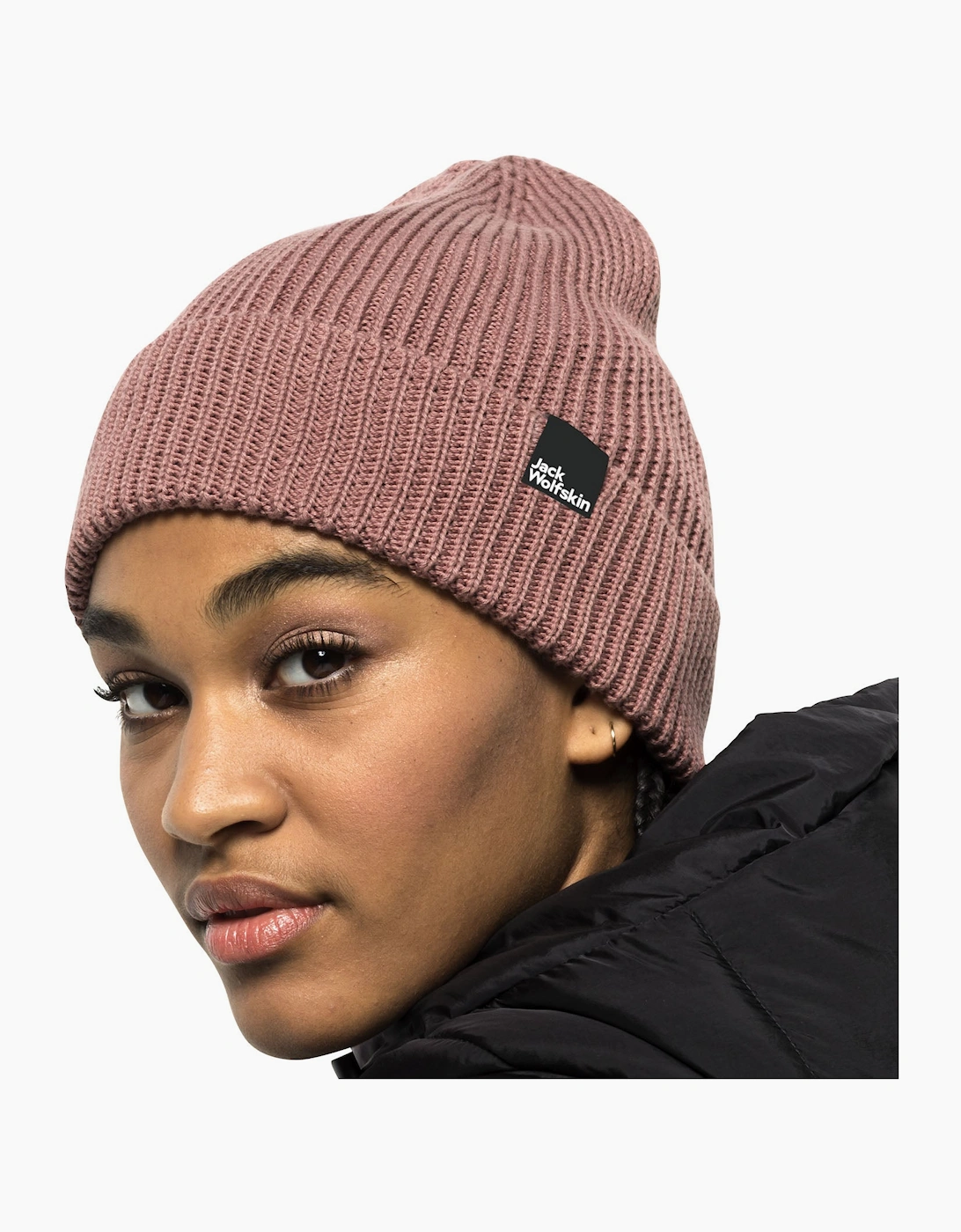 Men's Jack Wolfskin Mens Essential Fine Knit Beanie Hat - Brown - Size: ONE size