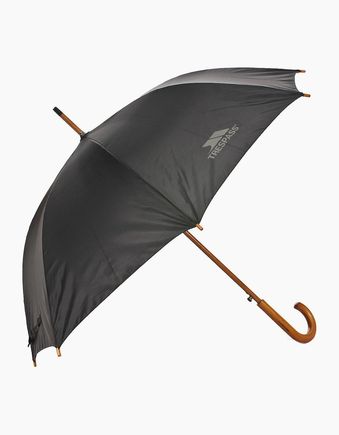 Trespass Trespass Baum Retro Crook Shape Wooden Golf Umbrella - Black