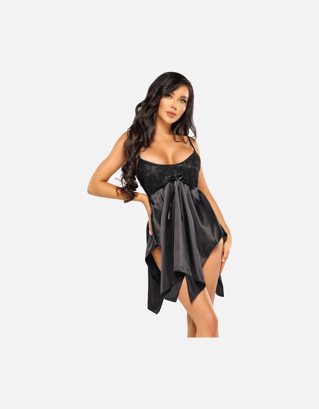 Luxury Bra Lace Satin by Women - Black Chemises, 8 of 7