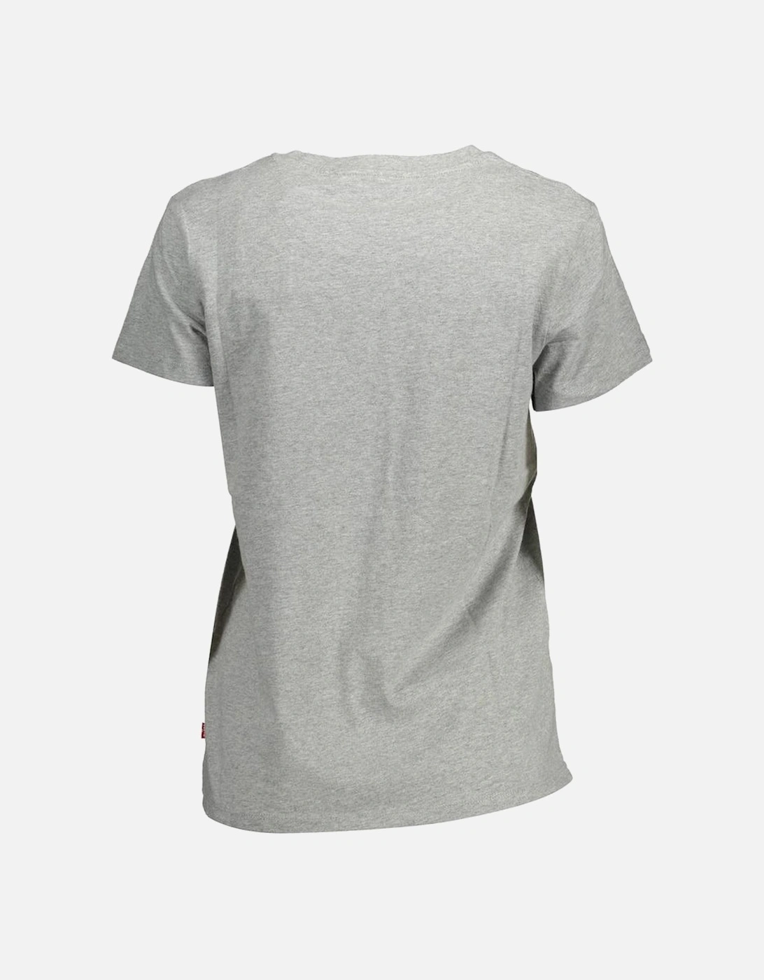 Classic Round Neck Short Sleeve Cotton T-Shirt Women - Brown