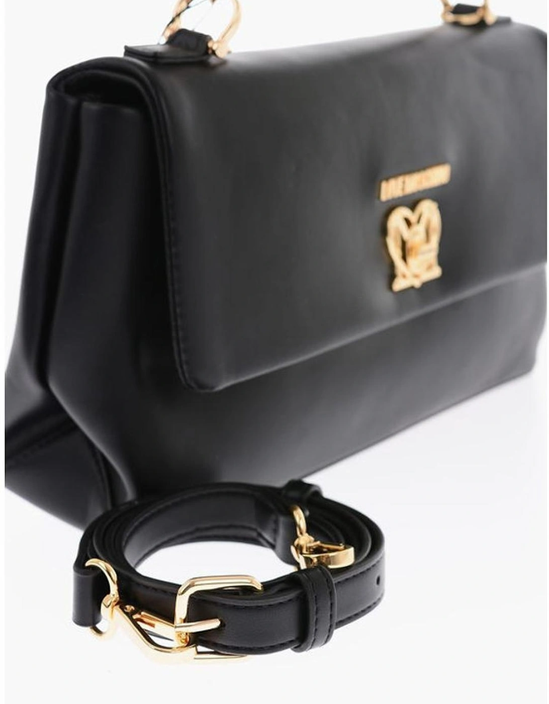 Solid Eco-Leather Shoulder Bag Women - Black Tote Bags